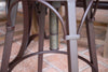 Amboli Antique Adjustable Swivel Stool