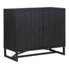 Dhamapur Black 2 Doors Cabinet