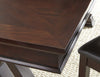Mangoli Merlot Cherry 7pc Dining Room Set