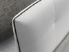 Mahadikwadi White Leather King Storage Bed