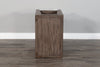 Ghanawade Light Brown Wood Chair Side Table