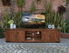 Gogave Deep Brown 93 Inch TV Stand