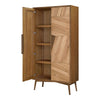 Kambalwadi Natural Tall Cabinet