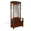 Mandukali Dark Brown Storage Hall Tree