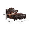 Narande Dark Brown Cherry Oak Queen Bed