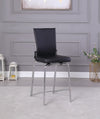 Mangewadi Black Motion Back Counter Height Stool