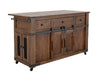 Gogave 3 Drawer Kitchen Island