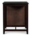 Majale Ebony PU 30 Inch 3pc Counter Height Set