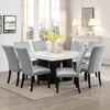 Kurundawad 2 Silver Ebony PU Dining Chairs