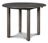 Majale Gray 42 Inch Drop Leaf 3pc Dining Set