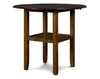 Majale Brown PU 42 Inch 3pc Counter Height Set