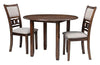 Majale Cherry 42 Inch Drop Leaf 3pc Dining Set