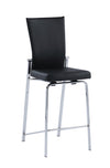 Mangewadi Black Motion Back Counter Height Stool
