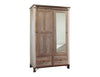 Amboli Antique 2 Drawer Armoire