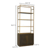Malatwadi Brown Bookshelf