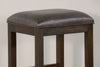 Alas Dark Brown 24 Inch Stool