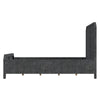 Chavhanwadi Gray Queen Panel Bed