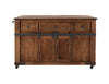 Gogave 3 Drawer Kitchen Island