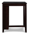 Majale Ebony PU 30 Inch 3pc Counter Height Set