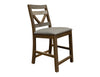 Chawl 2 Loft Two Tone Gray Brown 24 Inch Barstools