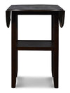 Majale Ebony PU 42 Inch 3pc Counter Height Set