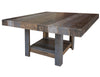 Chawl Loft Two Tone Gray Brown 54 Inch Square Dining Table