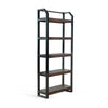 Alas Tobacco Bookcase with Metal Frame