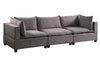 Badewadi Light Gray Fabric Sofa