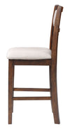 Majale Cherry 42 Inch Drop Leaf 3pc Counter Height Set