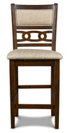 Majale 2 Cherry Counter Height Chairs
