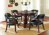 Mangnoor Cherry Black 5pc Dining Game Table Set