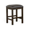 Alas Dark Brown 24 Inch Stool