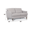 Mohade Pearl Gray Loveseat