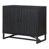 Dhamapur Black 2 Doors Cabinet