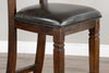 Alas 2 Dark Brown Ladder Back Barstools