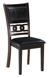 Majale Ebony PU 48 Inch Rectangle 5pc Dining Set