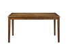 Majale Brown PU 60 Inch 5pc Dining Set