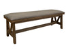 Chawl Loft Two Tone Gray Brown Bench