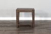 Ghanawade Light Brown Wood Chair Side Table