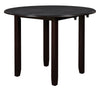 Majale Ebony PU 42 Inch 5pc Drop Leaf Dining Set