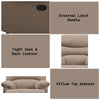 Asandoli Light Brown Glider Motion Recliner
