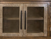 Chawl Loft Two Tone Gray Brown 3 Drawer Buffet
