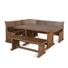 Ghanawade Light Brown Breakfast Nook Set