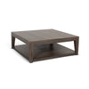 Ghanawade Light Brown Large Storage Shelf 3pc Coffee Table Set