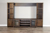 Alas Dark Brown Entertainment Wall