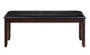 Majale Ebony PU 46 Inch Dining Bench