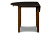 Majale Brown PU 42 Inch 5pc Drop Leaf Dining Set