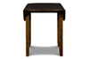 Majale Brown PU 42 Inch 5pc Drop Leaf Dining Set