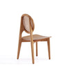 Hirawade 2 Nature Cane Round Dining Chairs