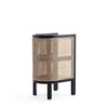 Hirawade Black Nature Cane End Table